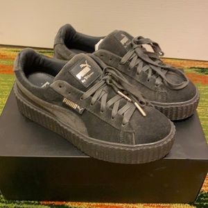 Puma fenty creeper velvet grey ( size w6.5)